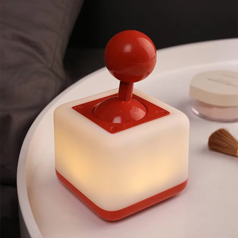 Creative Nights Light Desk Lamp Desktop Joystick Indoor Bedroom Bedside USB Atmosphere Light Room Charging LED Desk Lamps