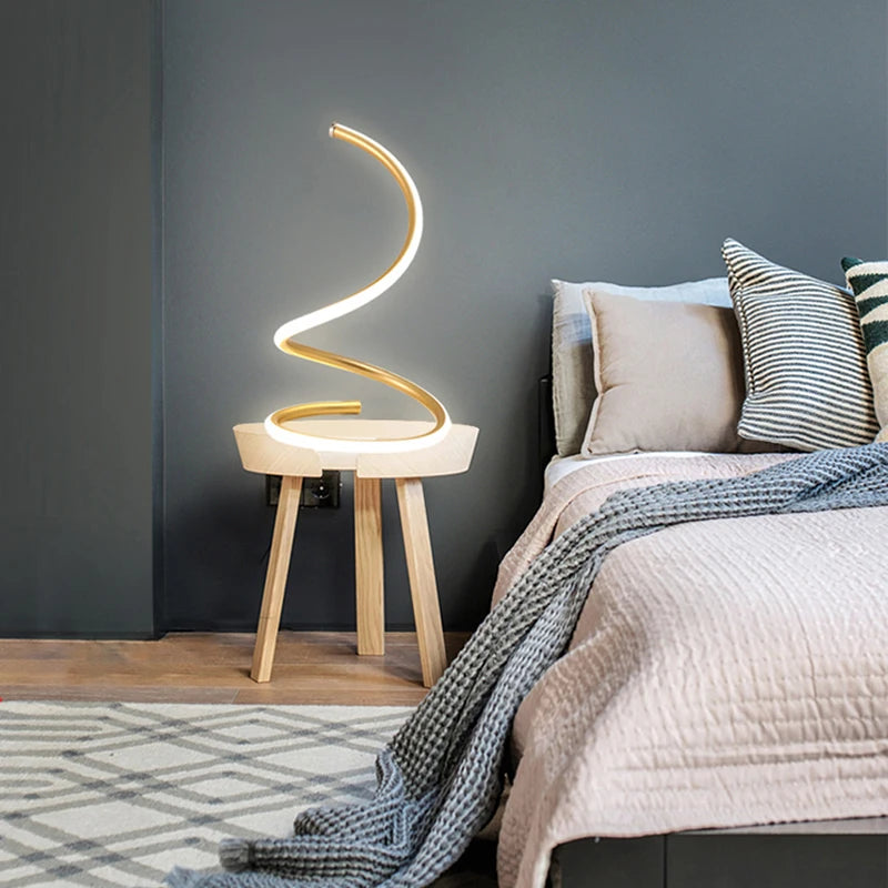 Nordic Led Table Lamps Modern Acrylic Metal Reading Desk Lamps Bedroom Bedside Living Room Study Decorative US/EU Night Lights