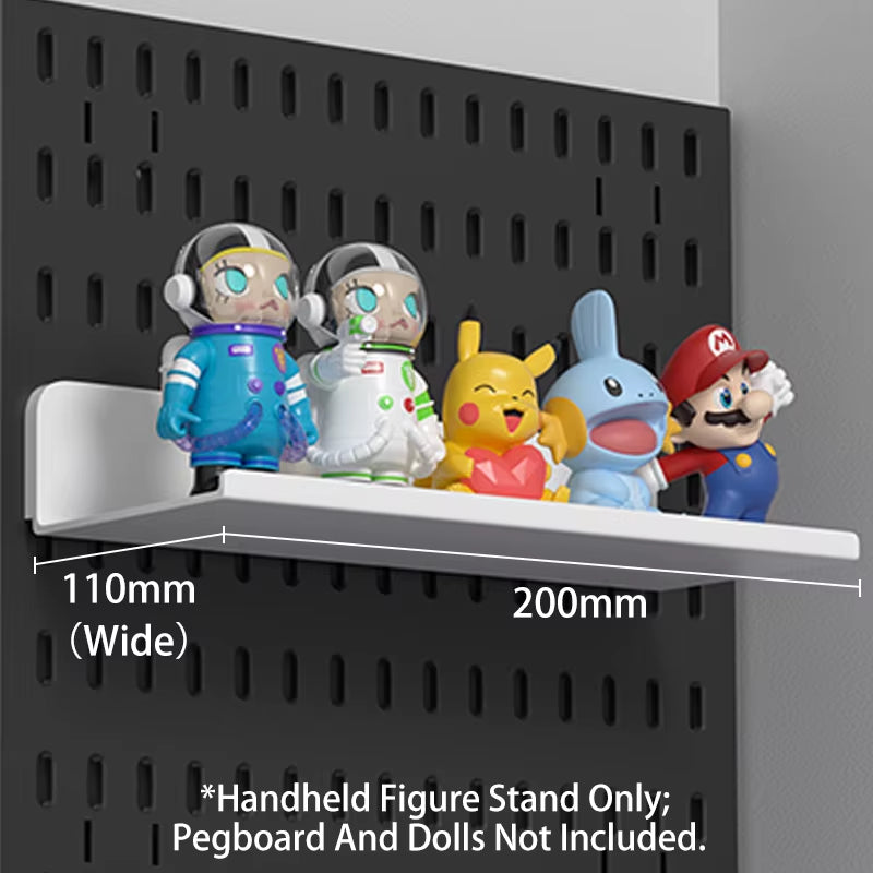 Office Desk Pegboard – Stand or Clamp Mount Options, Reusable Storage Rack Organizes Files, Tools & Stationery