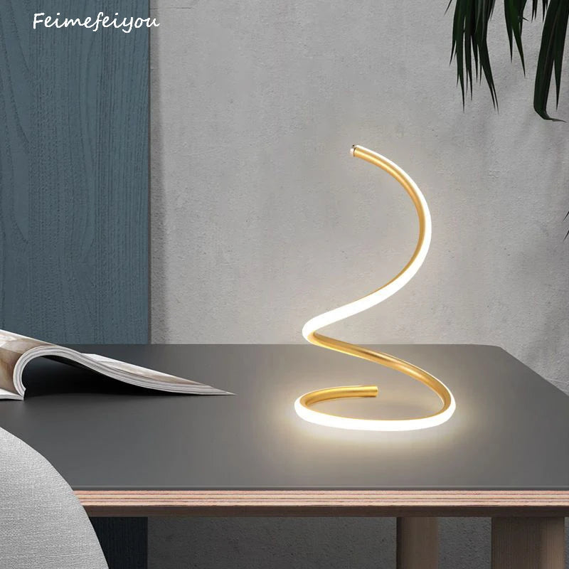 Nordic Led Table Lamps Modern Acrylic Metal Reading Desk Lamps Bedroom Bedside Living Room Study Decorative US/EU Night Lights