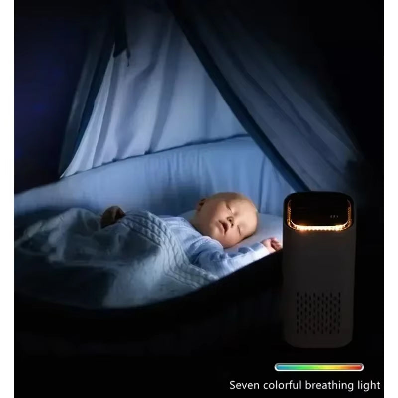 Air Purifiers Small Portable Hepa Filter Air Purifier Home Remove Smoke Odor Formaldehy for Car Bedroom Small Air Purifier