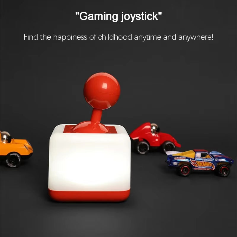Creative Nights Light Desk Lamp Desktop Joystick Indoor Bedroom Bedside USB Atmosphere Light Room Charging LED Desk Lamps