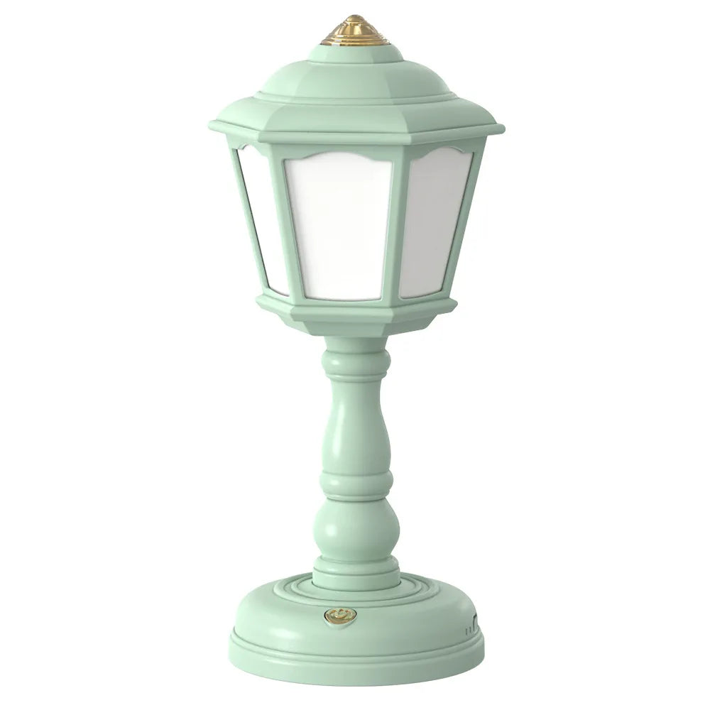 Led Desk Lamps Mini Retro Night Light Touch Room Decor USB Rechargeable Nightlight Eye Protection Bedside Reading Lamp