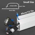 Cable Management under Desk Channel Cable Raceway Cord Hider Desk Cable Tray No Drilling under Desk Cable Management Tray