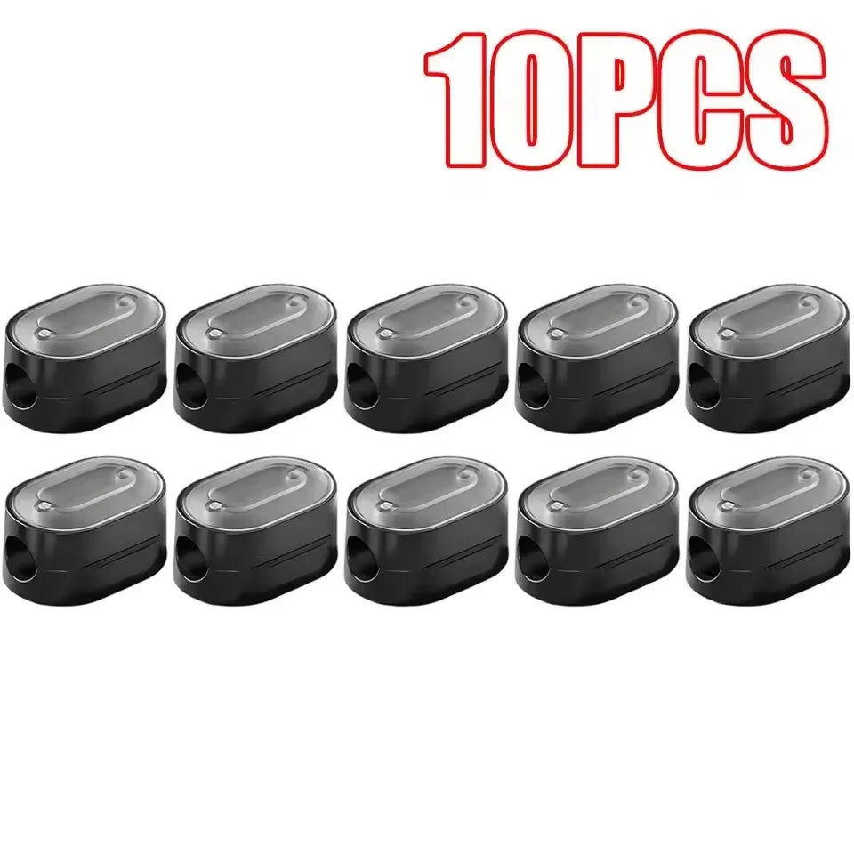 Magnetic Cable Clips Cable Smooth Adjustable Cord Holder under Desk Cable Management Wire Keeper Cable Organizer ﻿